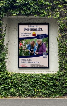Plakat-Rosenmarkt